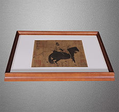 望谟书画装裱配框服务案例